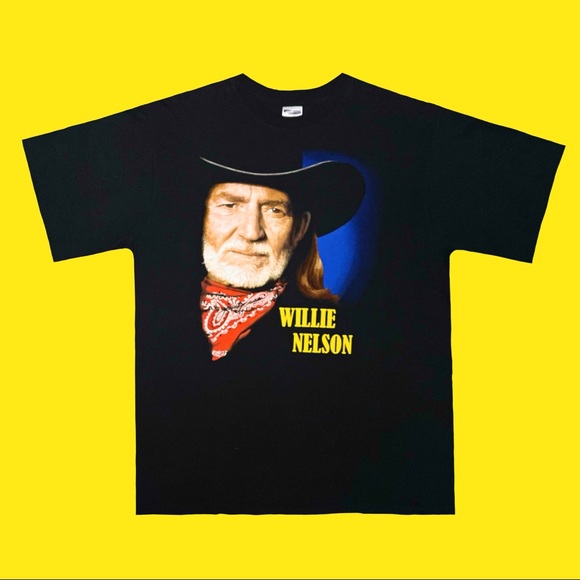 Vintage 90’s Willie Nelson 16 biggest hits t-shirt. - Picture 1 of 4